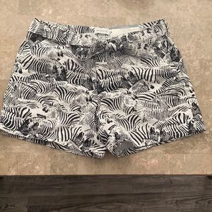 NWT Liz Claiborne Zebra Shorts Size 12